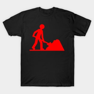 Red worker T-Shirt